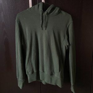 UNIQLO GREEN COTTON HOODIE - SIZE M